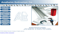 Desktop Screenshot of anaheimextrude.com